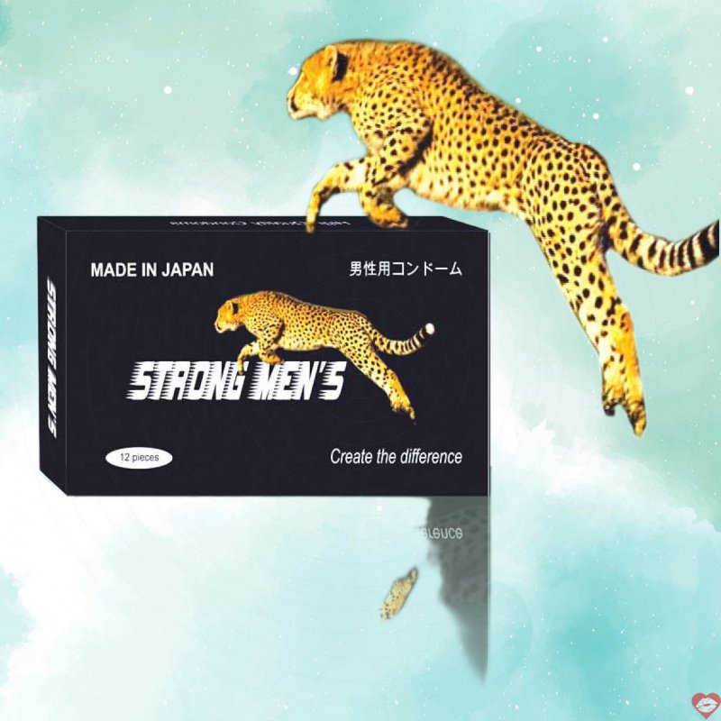 Bao cao su Strong Men’s gân gai Nhật Bản gel bôi trơn hương kích thích 