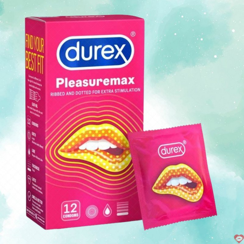 Bao Cao Su Durex Pleasuremax Gai Gân Nổi Kích Thích Cao Cấp 