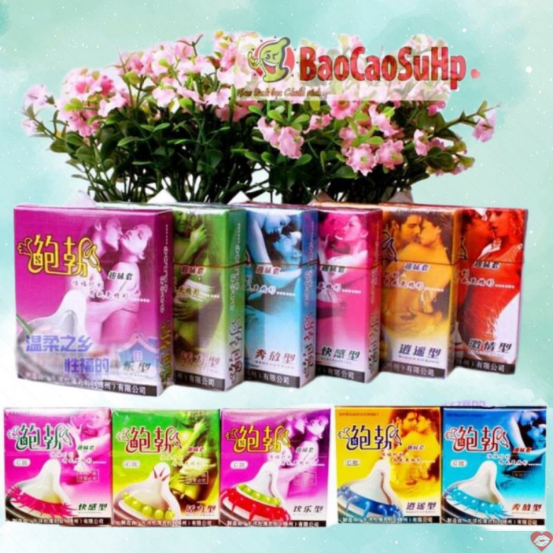 Bao cao su Runbo chính hãng gai bi siêu mềm mại kích thích cực đỉnh 