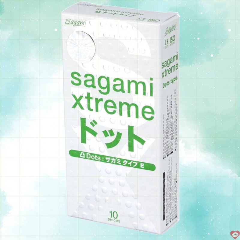 Bao cao su Sagami Xtreme Dot siêu mỏng gai li ti kéo dài cảm xúc 