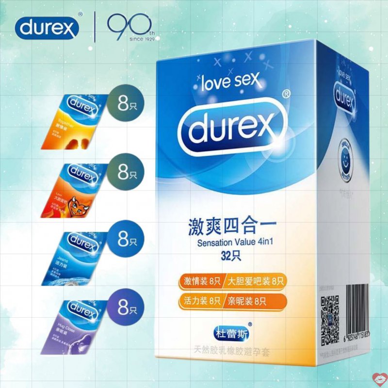 Bao cao su Durex Bold Love 32c gân gai tăng khoái cảm chính hãng 