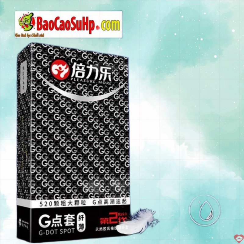 Bao cao su Bili gai hạt siêu lớn mỏng thơm tăng khoái cảm an toàn người dùng 