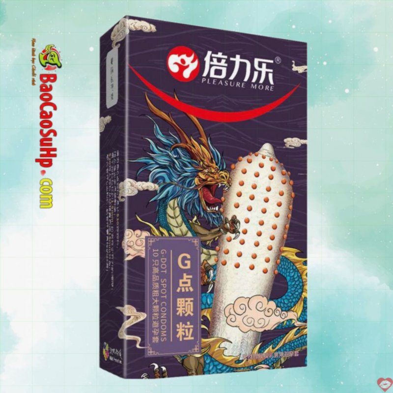 Bao cao su gai Blue Dragon 520 hạt gai to tăng khoái cảm 