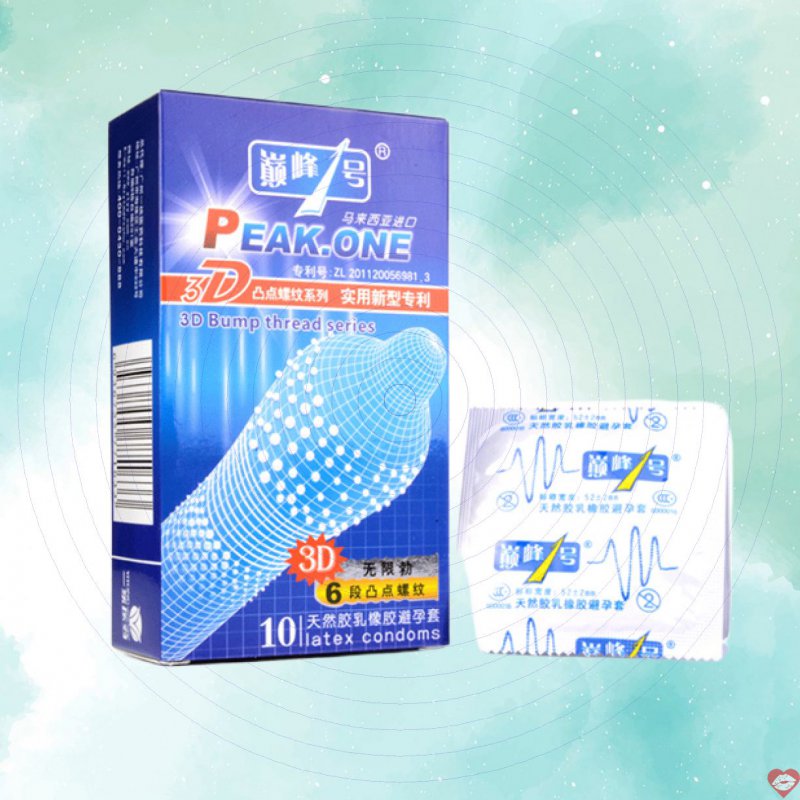 Bao Cao Su Siêu Gai 3D Siêu Mỏng Kích Thích Hưng Phấn Nam 