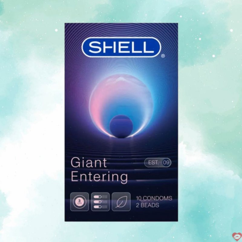 Bao cao su Shell Giant Entering gai bi tăng 3cm hộp 10 cái 