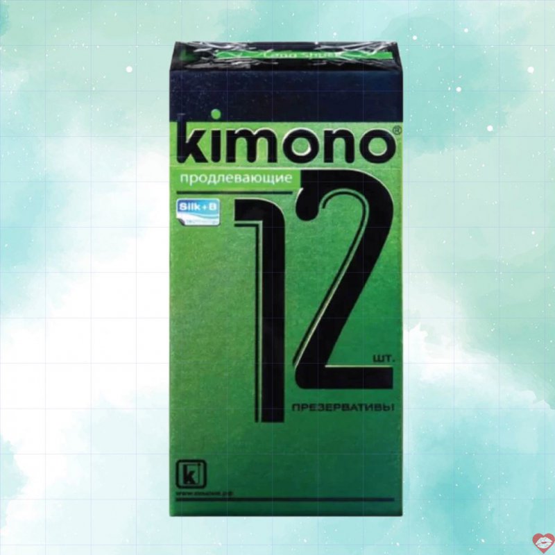 Bao cao su Kimono Long Shock mỏng 0.03mm kéo dài thời gian Hộp 12 cái siêu bền 