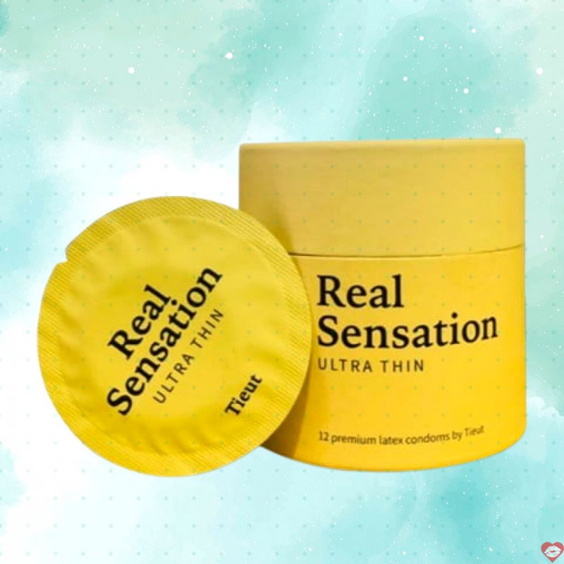 Bao Cao Su Real Sensation Ultra Thin Siêu Mỏng Hộp 12 Cái Cao Cấp 