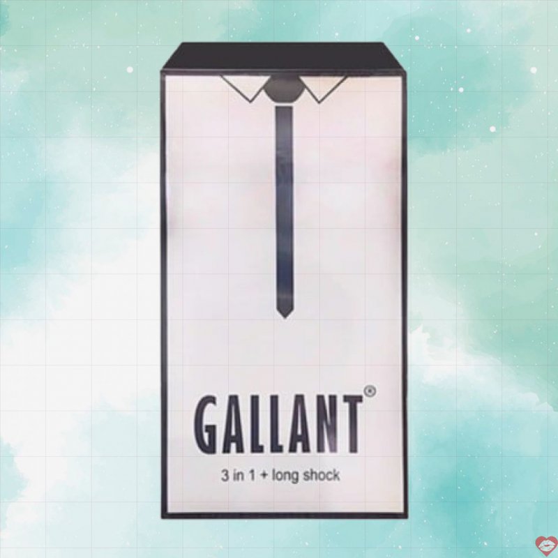Bao cao su Gallant 3 trong 1 kéo dài thời gian hộp 10 cái 