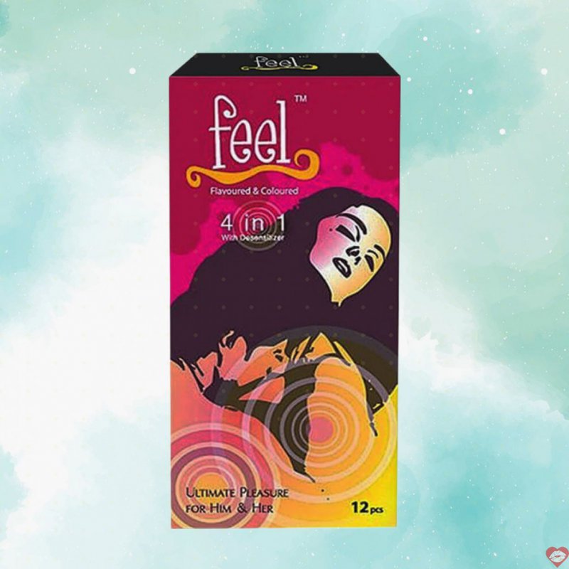 Bao cao su Feel Euphoria 4in1 tăng khoái cảm kéo dài thời gian 
