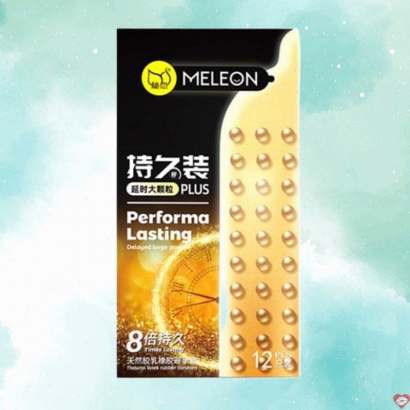 Bao cao su Meleon Performa 8 lần kích thích hạt nổi kéo dài 