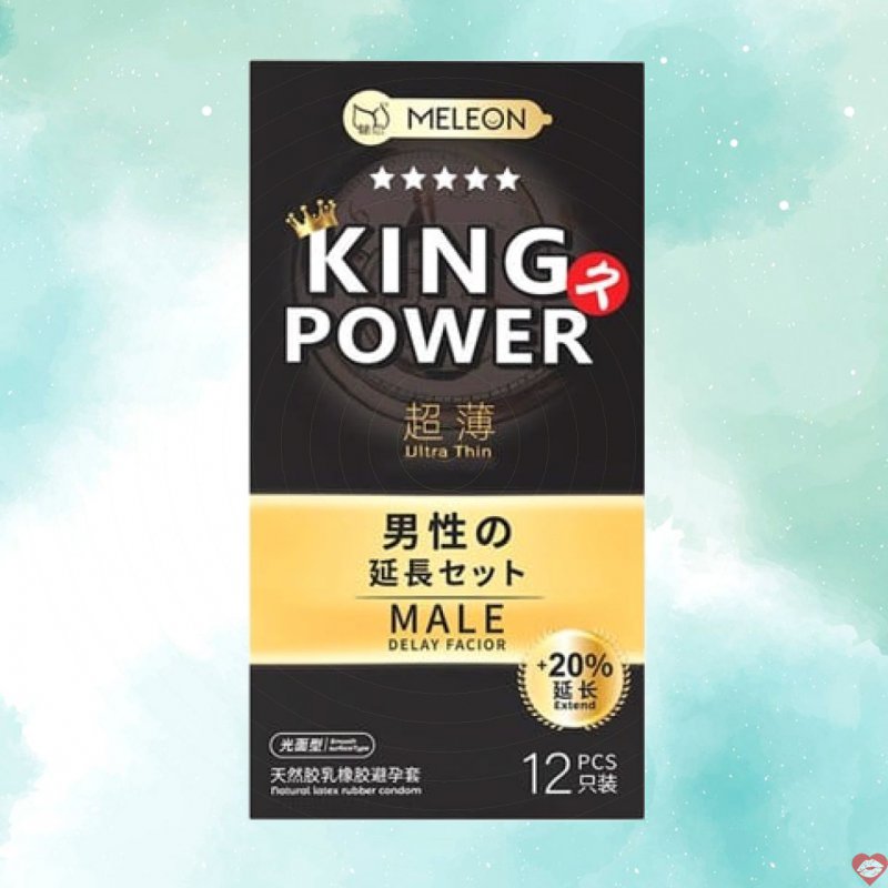 Bao cao su Meleon King Power siêu mỏng kéo dài thời gian 20% an toàn 