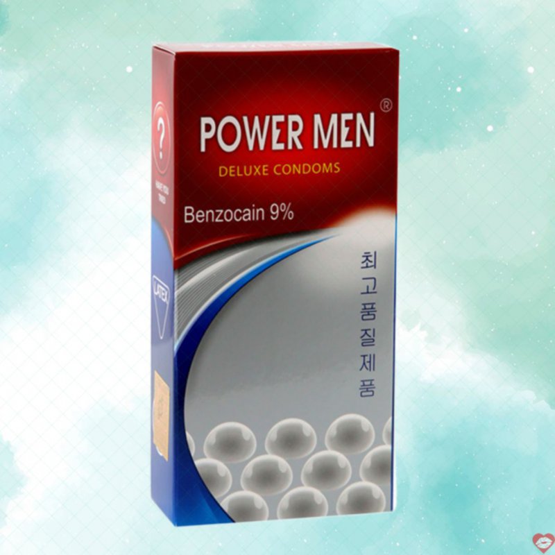 Bao Cao Su PowerMen Longer Plus 12s Gân Gai Chống Xuất Tinh Sớm 