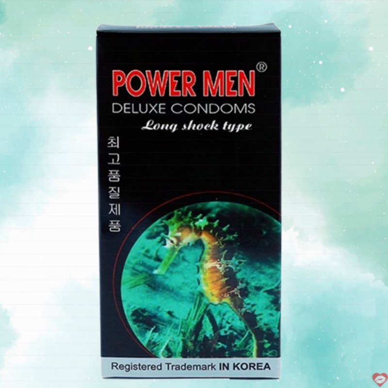 Bao cao su Powermen Cá Ngựa Đen kéo dài thời gian quan hệ 