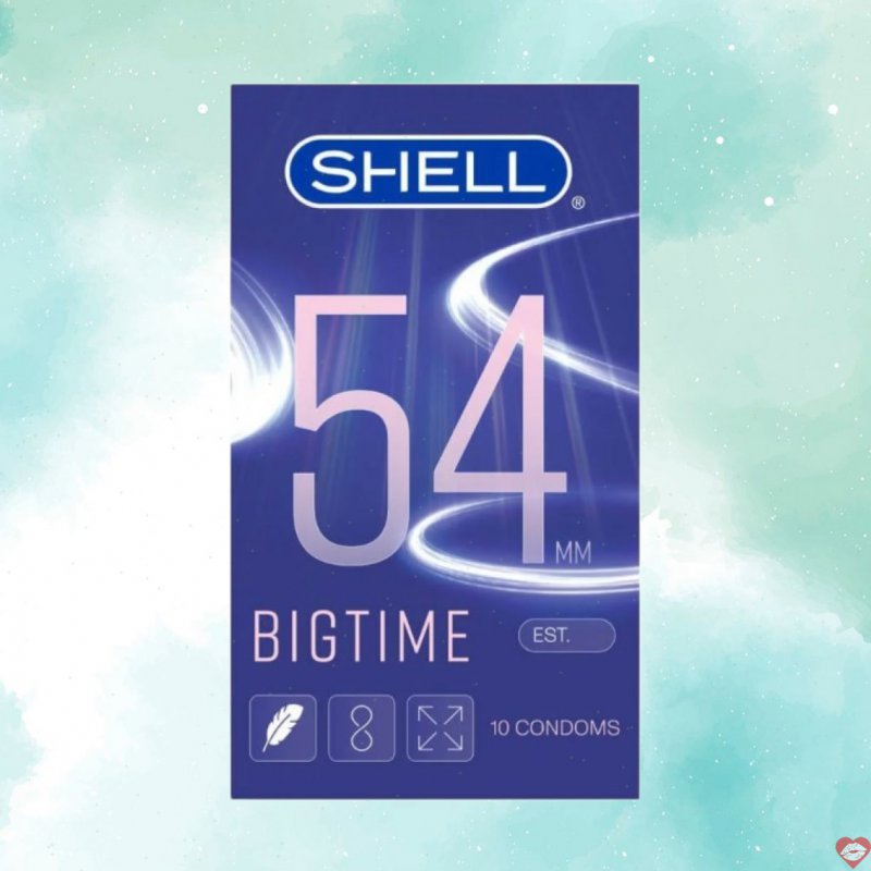 Bao cao su Shell siêu mỏng 54mm kéo dài thời gian mùi trái cây 
