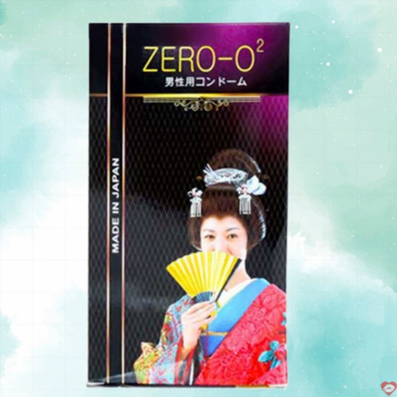 Bao cao su Zero O2 siêu mỏng Nhật Bản 0.02mm gel bôi trơn nhiều 