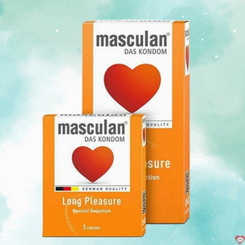 Bao cao su MASCULAN Long Pleasure 5in1 gai gân kéo dài cuộc yêu 