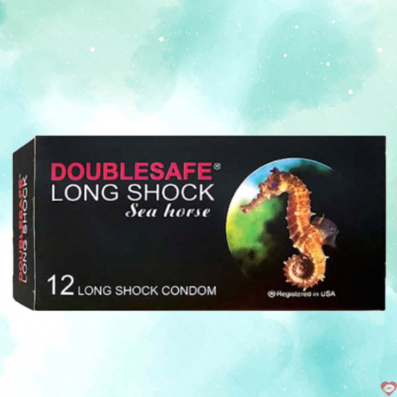 Bao Cao Su Cá Ngựa Doublesafe Sea Horse Chống Xuất Tinh Sớm 