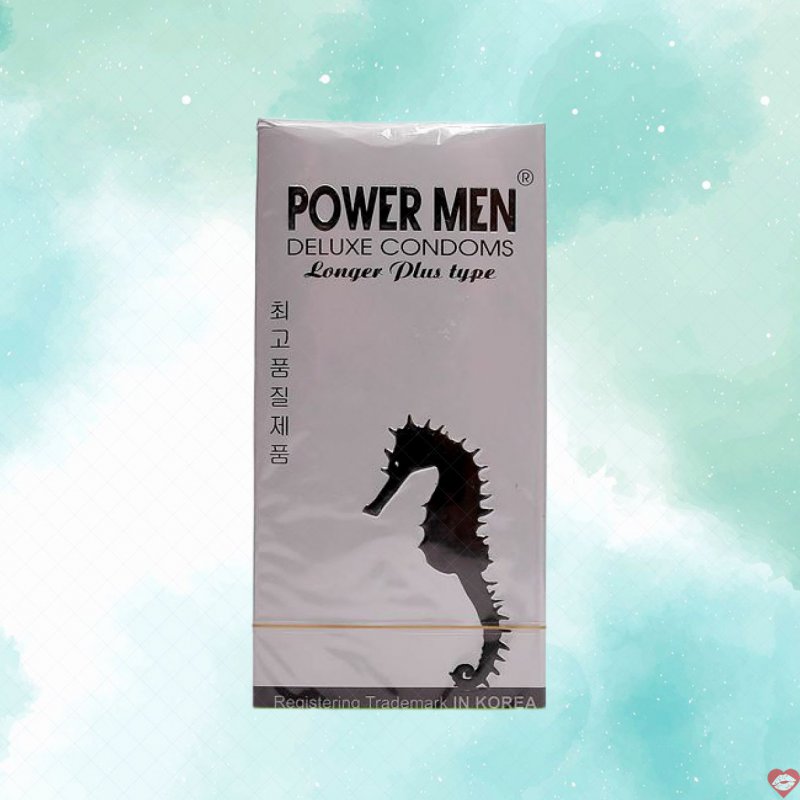 Bao cao su Cá Ngựa Power Men chống xuất tinh sớm hiệu quả 