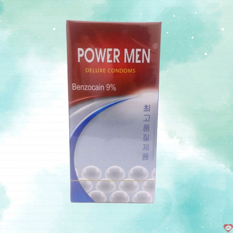Bao cao su POWER MEN Ngọc Trai kéo dài thời gian xuất tinh sớm an toàn 
