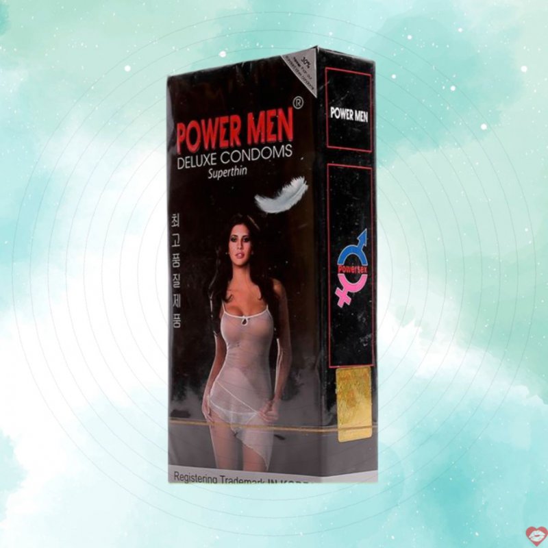 Bao cao su POWER MEN Superthin Hàn Quốc mỏng nhẹ bôi trơn tốt 