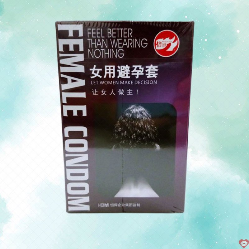 Bao cao su dành cho nữ Female Condom an toàn tránh thai 100% 