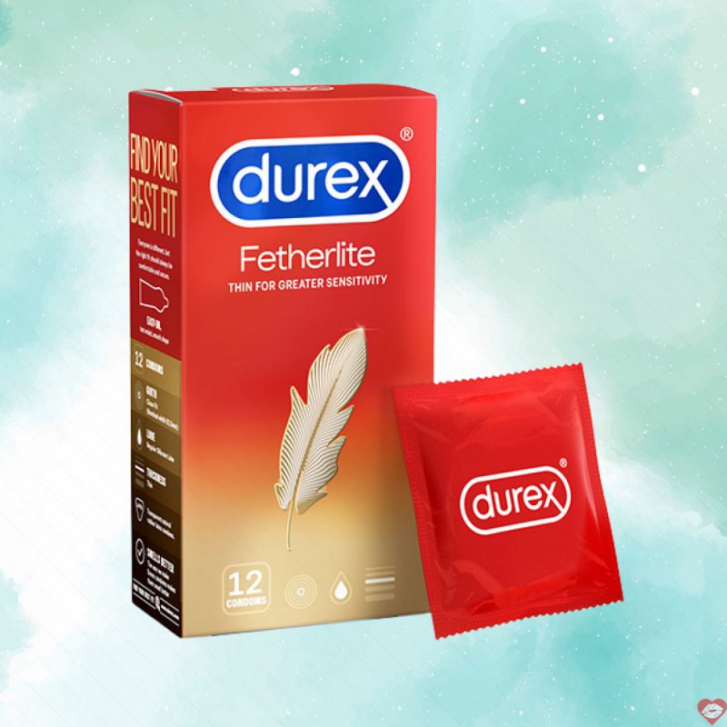 Bao cao su Durex Fetherlite siêu mỏng an toàn, thoải mái dễ chịu 