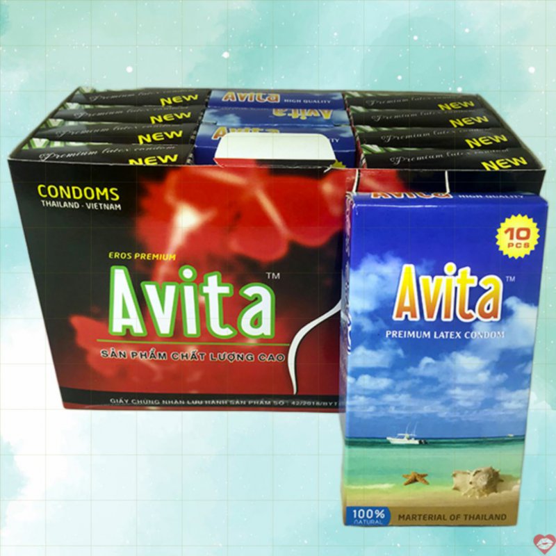 Bao cao su Avita siêu mỏng 120 cái giá tốt khuyến mãi hấp dẫn 