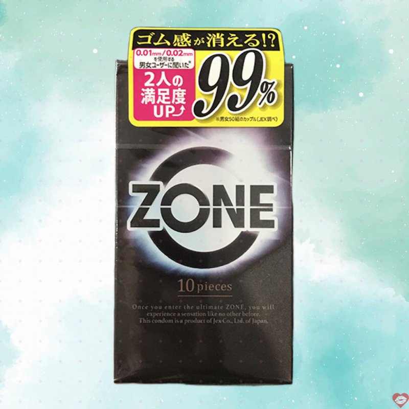 Bao cao su Jex Zone siêu mỏng 0.01mm Nhật Bản cao cấp an toàn 
