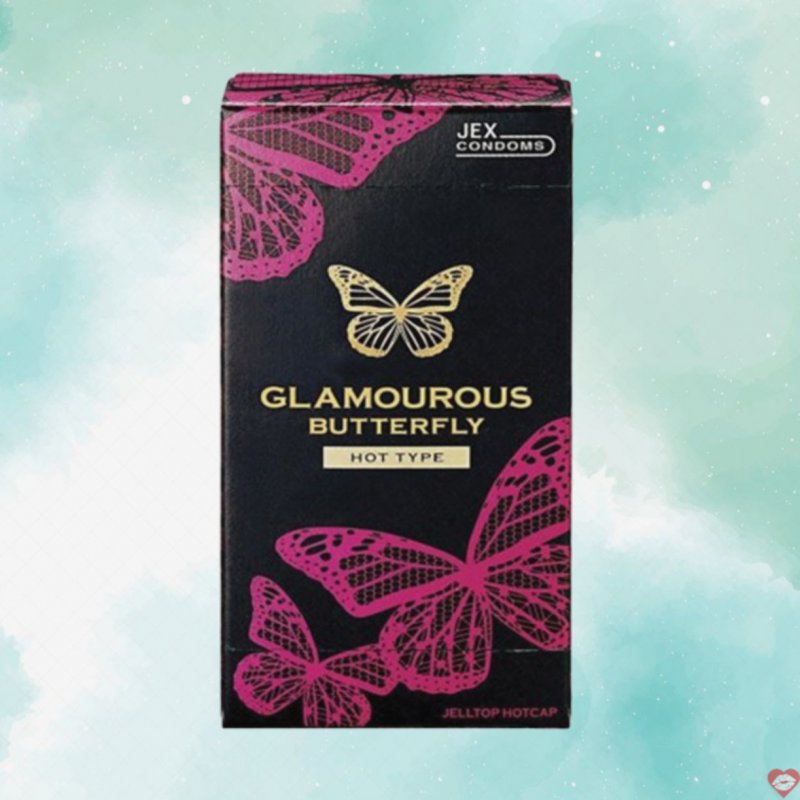 Bao cao su Jex Glamourous Butterfly Hot 12 cái an toàn tự nhiên 