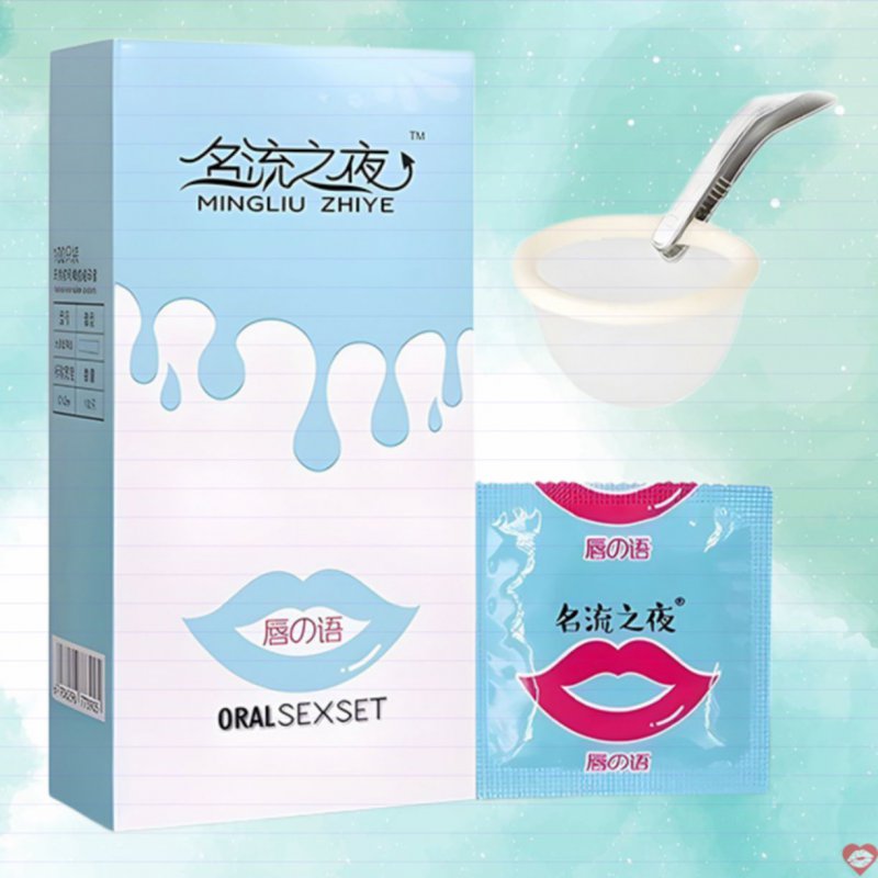 Bao cao su Oral Sex hộp 100 cái cao su thiên nhiên an toàn không mùi 