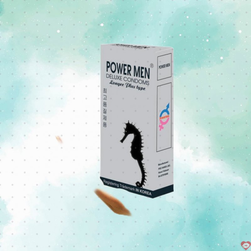 Bao cao su Power Men tăng khoái cảm và trị xuất tinh sớm