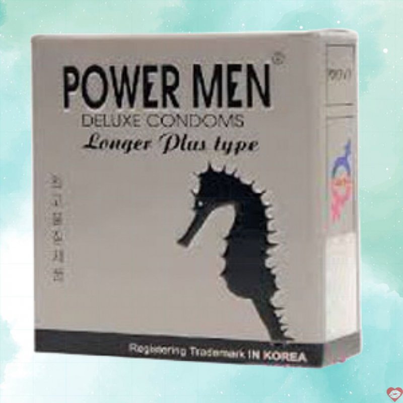 Bao cao su Powermen cá ngựa đặc biệt kéo dài thời gian hộp 3c