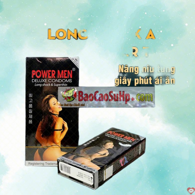 Bao cao su Power Men 2 in 1 Super Thin