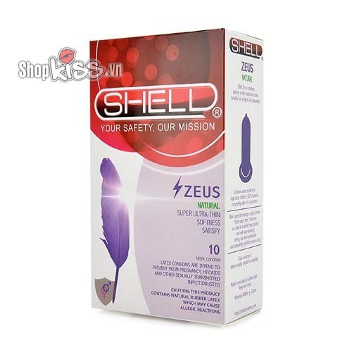 Bao cao su Shell Zeus siêu mỏng