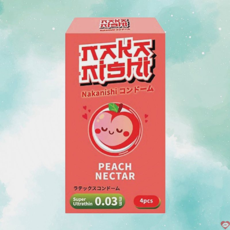 Bao cao su Nakanishi siêu mỏng 0.03mm hương đào ngọt kích thích lên đỉnh 