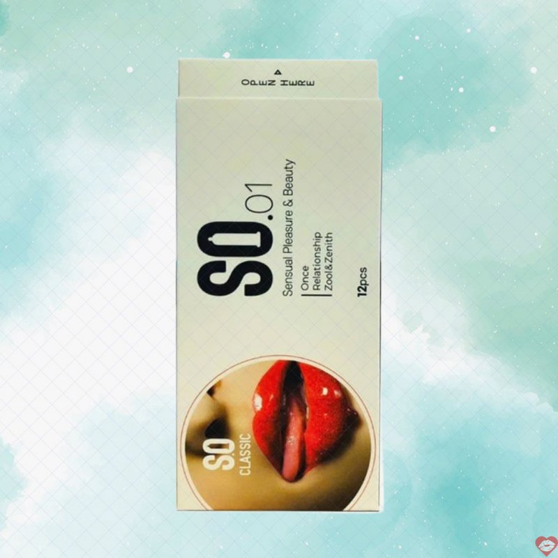 Bao cao su SO Classic mỏng nhiều gel bôi trơn an toàn 