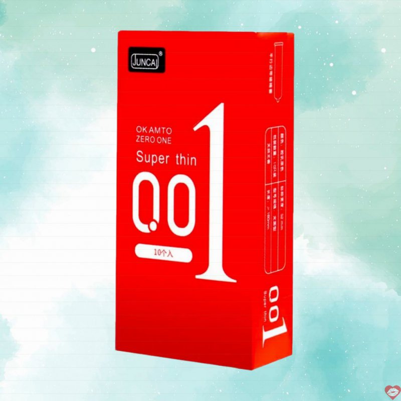 Bao cao su Juncai Okamto siêu mỏng hương vani hộp 10 cái 