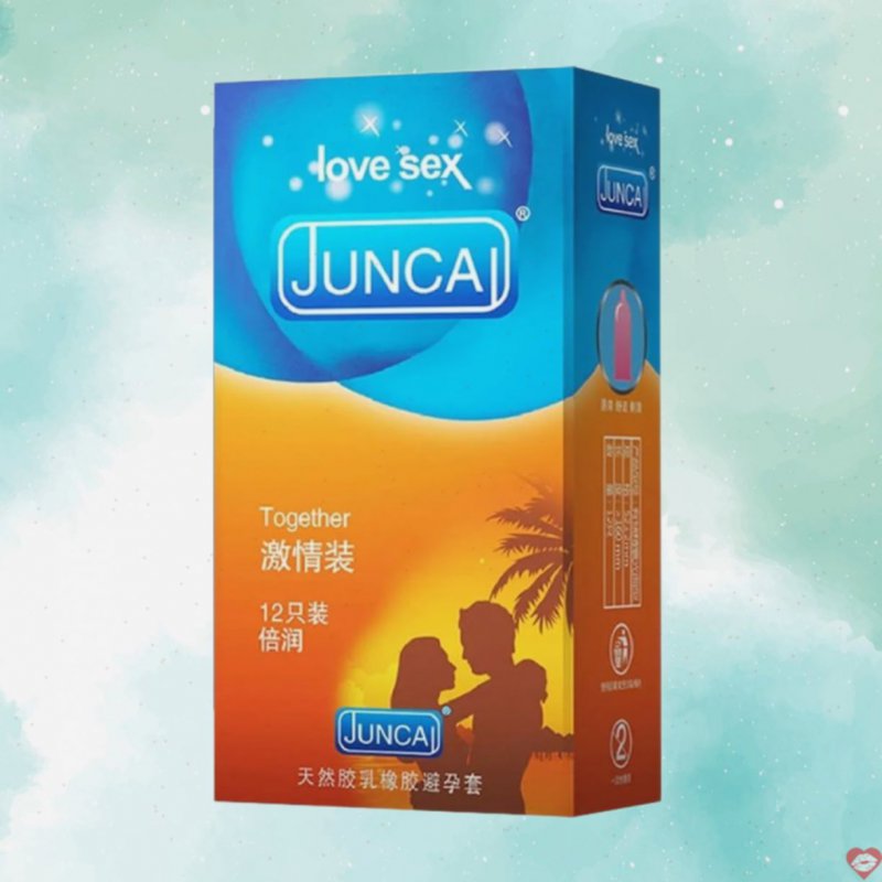 Bao cao su Juncai Together hộp 12 cái, siêu nhạy, tăng khoái cảm 