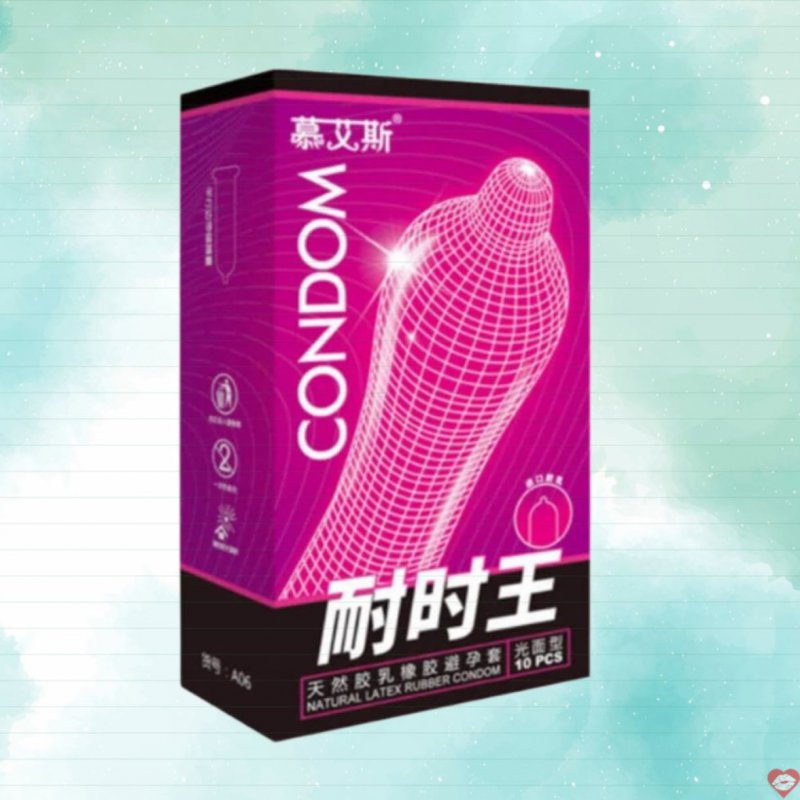 Bao cao su Muaisi Hồng siêu mỏng gel nhiều hộp 10 kích thích 