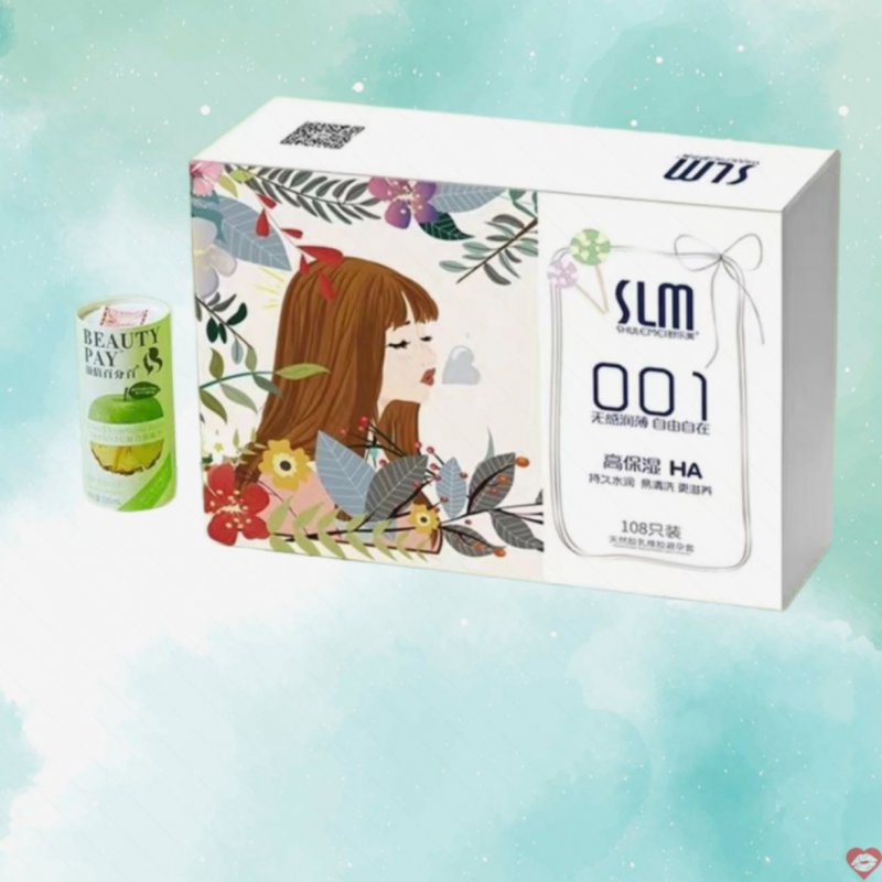 Bao cao su slim 001 cao cấp mỏng 0.01 hộp 100 siêu an toàn 