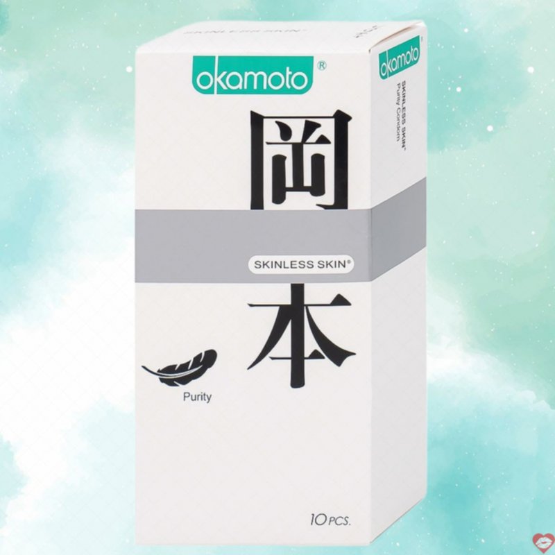 Bao cao su Okamoto siêu mỏng Skinless 10 cái ôm sát nhẹ 