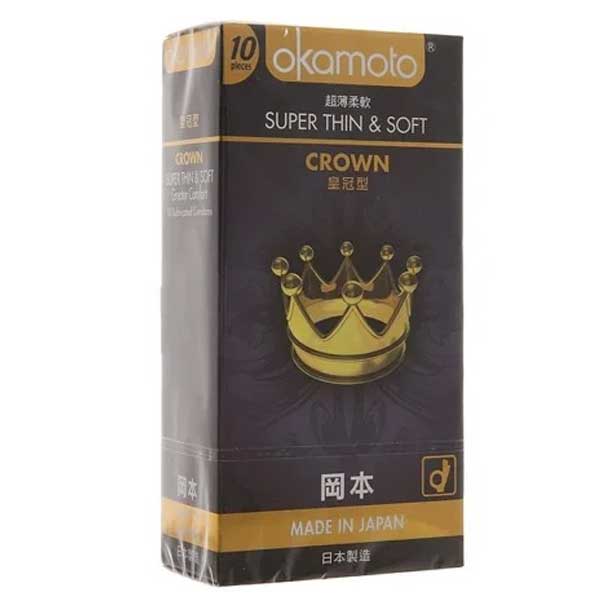 Bao cao su Okamoto Crown – Siêu mỏng Mềm mại