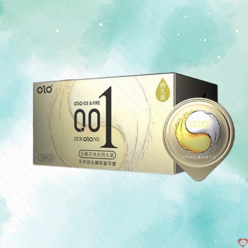 Bao Cao Su Olo Ice And Fire Siêu Mỏng Gel Bôi Trơn Hàng Đầu Anh 