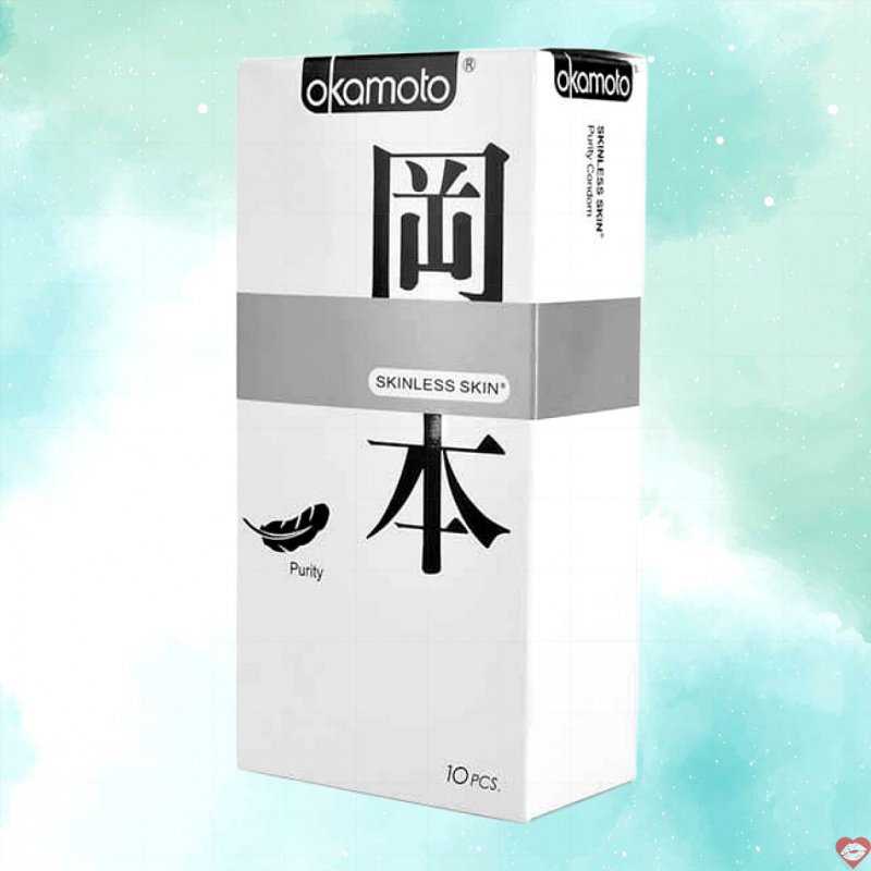 Bao Cao Su Okamoto Skinless Skin siêu mỏng cảm giác thật an toàn 