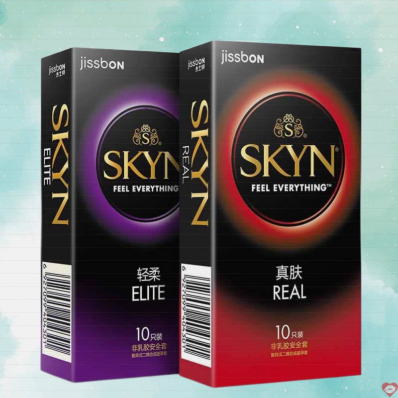 Bao cao su SKYN Elite & Real siêu mềm mượt chống dị ứng an toàn 