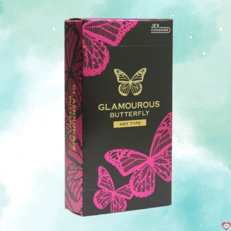 Bao cao su Jex Glamcurous Butterfly hot 1000 12 chiếc kiểu dáng trẻ trung 