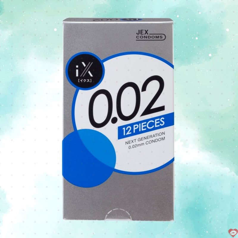Bao cao su JEX IX siêu mỏng 0.02mm gel bôi trơn Nhật Bản hộp 6 cái 