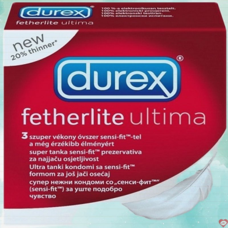 Bao Cao Su Durex Fetherlite Ultima Siêu Mỏng 3 Chiếc Tiện Lợi 