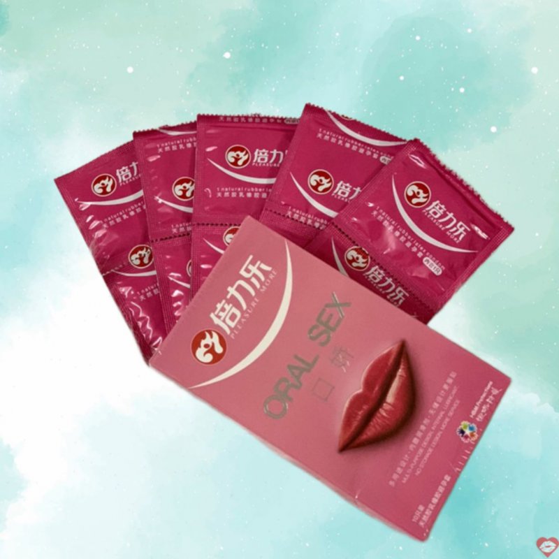 Bao cao su oral sex siêu mỏng an toàn, chống bệnh, 10 cái hộp 