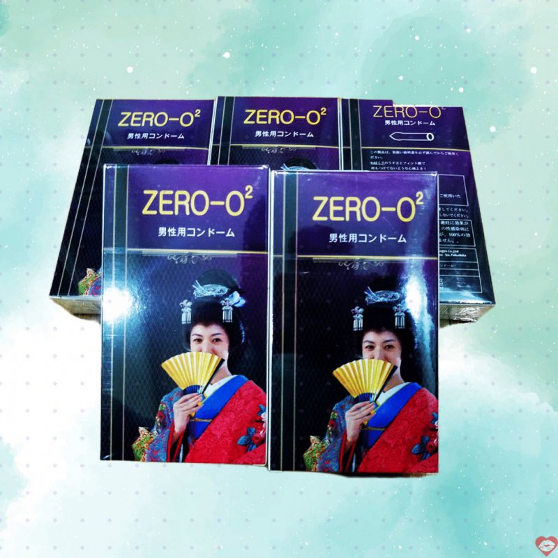 Bao cao su Zero-O2 siêu mỏng 0.01 ôm sát, an toàn, mềm mại 